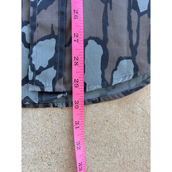 Vintage Duck Bay Camouflage Button-Up Shirt With Embroidered Duck Pocket M3 - Picture 4 of 5